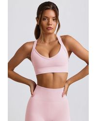 BO+TEE - Super Sculpt Seamless Crossback Sports Bra - Lyst
