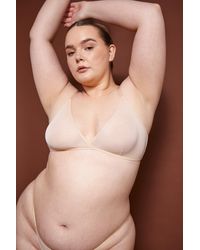 Oh Polly - Soft Mesh Single Layer Triangle Bra - Lyst