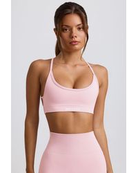 BO+TEE - Super Sculpt Seamless Backless Sports Bra - Lyst