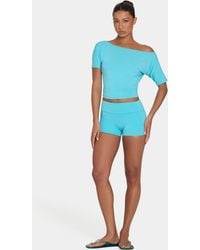 BO+TEE - Buttercloud Mini Foldover Shorts - Lyst
