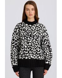 BO+TEE - Jacquard-Knit Oversized Jumper - Lyst