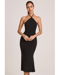 Oh Polly - Modal Halterneck Midaxi Dress - Lyst