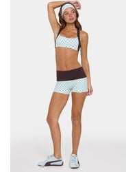 BO+TEE - Soft Active Foldover Mini Shorts - Lyst