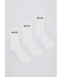 BO+TEE - Ribbed Crew Sock Bundle - Lyst