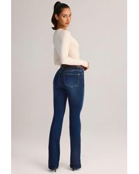 Oh Polly - Denim Mid-Rise Flared Jeans - Lyst