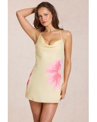 Oh Polly - Chiffon Mini Dress - Lyst