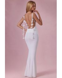 Oh Polly - Jersey Draped Gown - Lyst