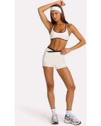 BO+TEE - Terry Foldover Waist Shorts - Lyst