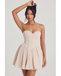 Oh Polly - Corset Tulle Mini Dress - Lyst
