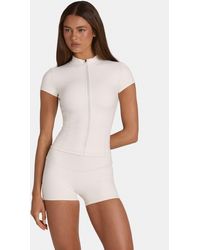 BO+TEE - Soft Active Zip-Up Top - Lyst