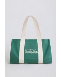 BO+TEE - Oversized Canvas Tote Bag - Lyst