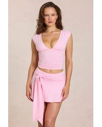 Oh Polly - Modal Plunge Top - Lyst