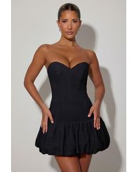 Oh Polly - Cut-Out Bubble Hem Corset Mini Dress - Lyst