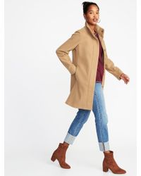 camel coat old navy