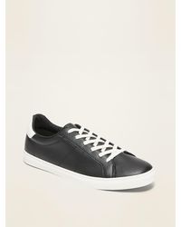 navy leather sneakers womens