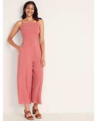 old navy red jumpsuit