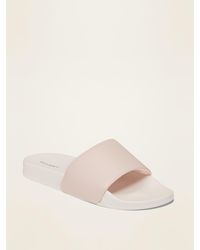 rose gold flip flops old navy