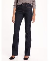 navy bootcut jeans
