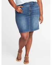 old navy denim skirt