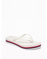 old navy platform flip flops