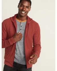 old navy red zip up hoodie