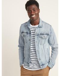 old navy mens blue jean jacket