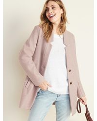 old navy pink coat