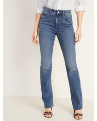 old navy women's curvy bootcut jeans