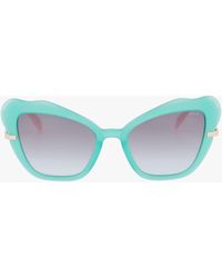 gradient smoke Sunglasses Emilio Pucci EP 0065 01B shiny black