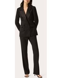 Argent - Seasonless Wool Silk-Lapel Tuxedo Blazer - Lyst