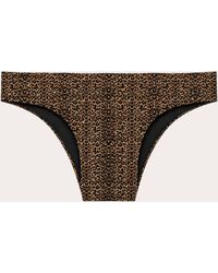 Verde Limon - Tunas Leopard Bikini Bottoms - Lyst
