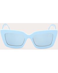 Emilio Pucci - Shiny Azure & Turquoise Square Sunglasses - Lyst