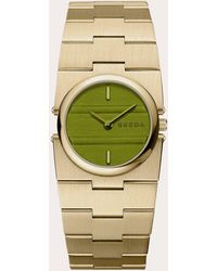Breda - Green & 18k -plated Sync Bracelet Watch - Lyst