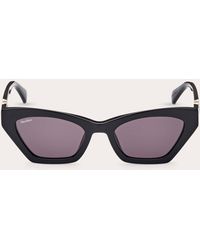 Max Mara - Shiny & Smoke Cat-eye Sunglasses - Lyst
