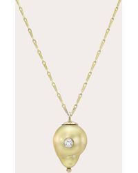 White/space - En Baroque Kenna Diamond Pendant Necklace 14k - Lyst