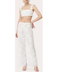 Waimari - Solange Floral Lace Wide-Leg Pants - Lyst