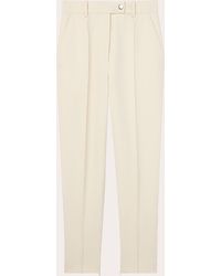 St. John - Stretch Crepe Suiting Pants - Lyst