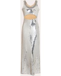 Rabanne - Sequin Cutout Maxi Dress - Lyst