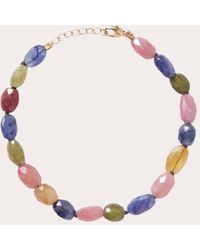 JIA JIA - Large Sapphire Candy Beaded Bracelet 14k Gold - Lyst