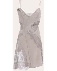 BYVARGA - Jasmine Silk Mini Dress - Lyst