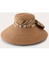Helen Kaminski - Keshini Raffia Lace Crocheted Sun Hat - Lyst