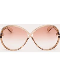 Tom Ford - Light Edie 2 Round Sunglasses - Lyst
