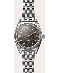 Shinola - Derby 30.5mm Diamond & Pearl Bracelet Watch Stainless Steel - Lyst