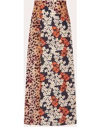 Hayley Menzies - Hayley Zies Side-slit Silk Panel Maxi Skirt - Lyst