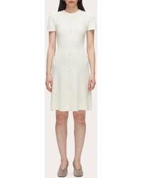 3.1 Phillip Lim - Tulip Cable Knit Wool Mock-Neck Dress - Lyst