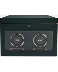 Wolf - British Racing Double Watch Winder Storage Case - Lyst