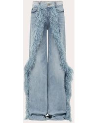 Hellessy - Bartlett Feathered Jeans - Lyst