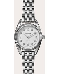 Shinola - Derby 30.5mm Diamond & Stainless Steel Bracelet Watch - Lyst
