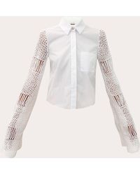 Hellessy - Lazaro Crochet Shirt - Lyst