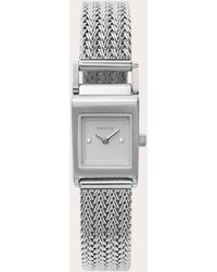 Breda - Stainless Steel Revel Tethered Mesh Bracelet Watch - Lyst